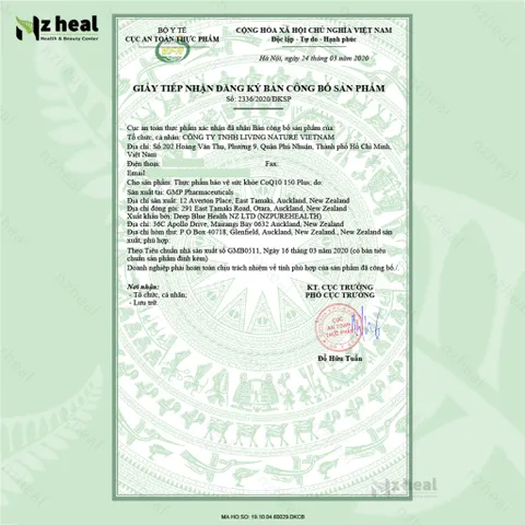 [Hỏa tốc] Viên Chống Lão Hoá Nzpurehealth CoQ10 150 Plus 30 viên