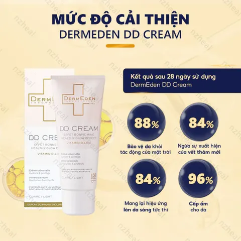Kem chống nắng Vitamin D DermEden DD Cream SPF50 (50ml)