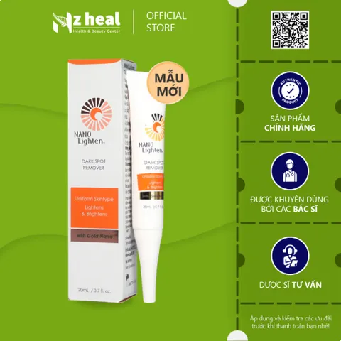 [Hỏa tốc] Serum giảm sạm nám, mờ thâm Nano Lighten Dark Spot Remover 20ml - USA