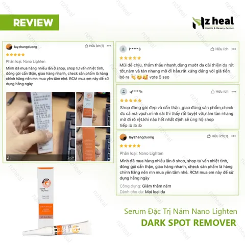 [Hỏa tốc] Serum giảm nám Nano Lighten Dark Spot Remover 20ml - USA
