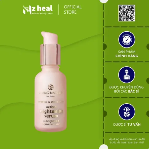 [Hỏa tốc] Serum dưỡng sáng da Active Brightening Serum Living Nature 30ml