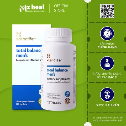 [Hỏa tốc] Vitamin Tổng Hợp Nam Giới Xtend Life Total Balance Men's Standard (120 viên)