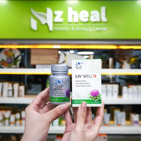 [Hỏa tốc] Thanh Lọc Gan, Giải Độc Gan Liv Well Deep Blue Health 660mg (30 Viên)