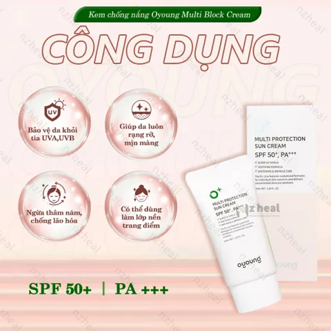 [Hỏa tốc] Kem chống nắng bảo vệ da Oyoung Multi Block Cream SPF 50 PA+++