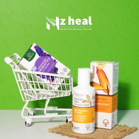 Bộ 3 diệt nấm candida: Gel rửa Kolorex Wash, kem thoa Kolorex Cream, men vi sinh Lifestream Probiotic - NZHEAL