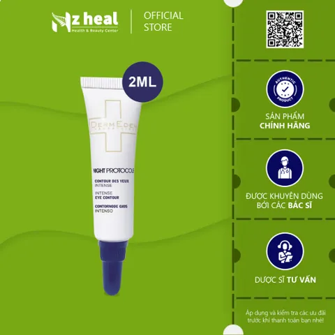[SAMPLE] Kem dưỡng mắt, giảm quầng thâm DermEden Night Protocole Intense Eye Contour (2ml)