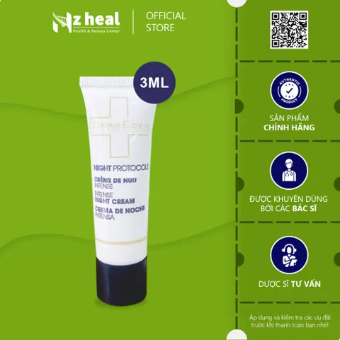 [SAMPLE] Kem chống lão hoá, sáng da DermEden Night Protocole Intense Night Cream (3ml)