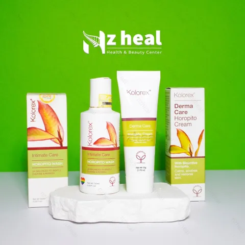 [Hỏa tốc] Bộ Đôi Kolorex (Rửa + Bôi) - Horopito Wash 100ml & Vaginal Care Cream 50g - NZHEAL