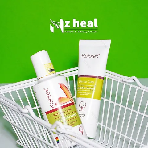 [Hỏa tốc] Bộ Đôi Kolorex (Rửa + Bôi) - Horopito Wash 100ml & Vaginal Care Cream 50g - NZHEAL