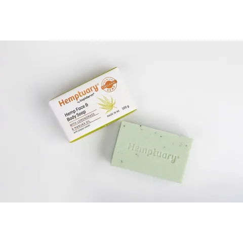 [Hỏa tốc] Xà Phòng Rửa Mặt & Cơ Thể Từ Hạt Gai Dầu H.emptuary Face and Body Soap 100g