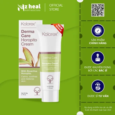 Kem thoa phục hồi da, giảm nấm ngứa toàn thân Kolorex Derma Care Horopito Cream 50ml