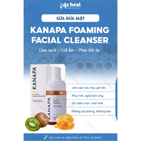 [Hỏa tốc] Sữa rửa mặt Xtend-Life Kanapa Foaming Facial Cleanser 100ml - Nzheal