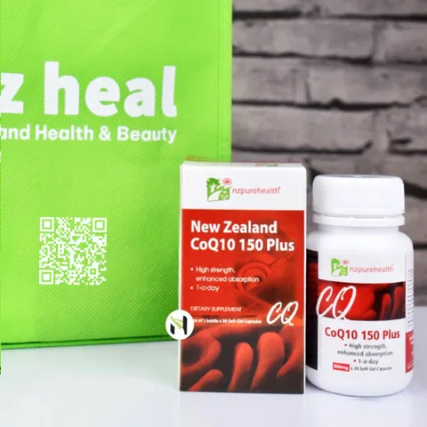 [Hỏa tốc] Viên Bổ Tim Mạch, Chống Oxy Hóa CoQ10 150 Plus Nzpurehealth (30 viên)