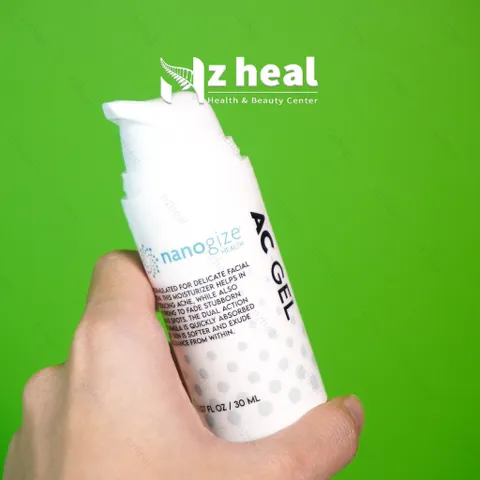 Bộ đôi gel giảm mụn và sữa rửa mặt: Nanogize AC Gel BHA 2% và OXYGEN 2 in 1 Cleanser