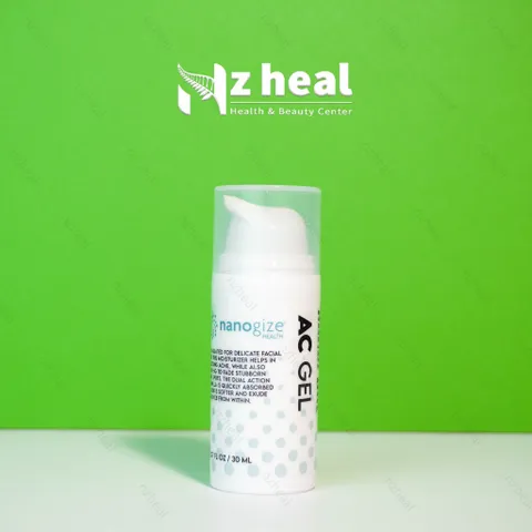 Bộ đôi gel giảm mụn và sữa rửa mặt: Nanogize AC Gel BHA 2% và OXYGEN 2 in 1 Cleanser