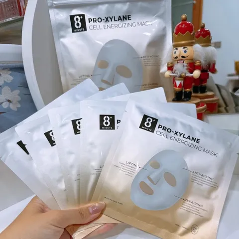 Mặt nạ chống lão hóa 8 phút Jema Rose 8+ Minute Pro-Xylane Cell Energizing Mask (5*25ml)