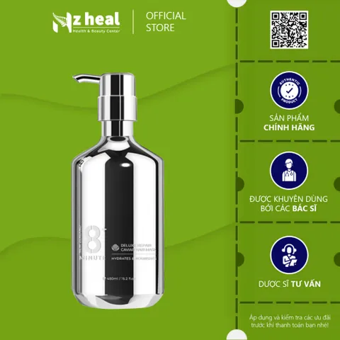 Mặt nạ chăm sóc tóc hư tổn 8 phút Jema Rose 8+ Minute Delux Repair Caviar (480ml)
