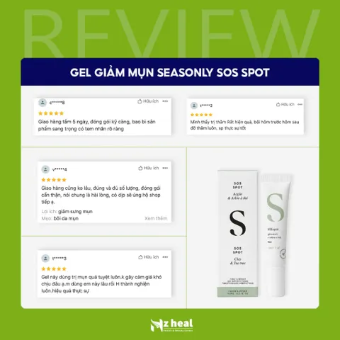 Gel giảm mụn Seasonly SOS Spot 15ml