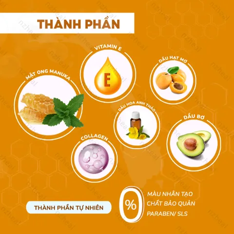 [Hỏa tốc] Kem bổ sung Vitamin E Biohoney Natural Vitamin E Cream 50g - Nzheal