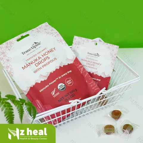Kẹo mật ong TranzAlpine Manuka Honey Drops MGO550+ (8 viên/ 25 viên)