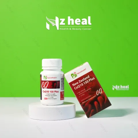 [Hỏa tốc] Bộ Đôi Chống Lão Hoá: Nzpurehealth CoQ10 150 Plus và Viên Uống Sữa Ong Chúa NZPureHealth Royal Jelly - NZHEAL