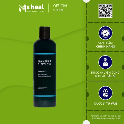 [Hỏa tốc] Dầu gội cho da đầu nhạy cảm Manuka Biotic Shampoo for Sensitive Scalp 300ml