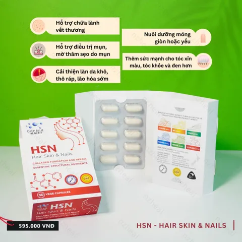 Bộ đôi giảm mụn, mờ thâm: Viên uống HSN Deep Blue Health và Kem mật ong Manuka Skin Health 18+ Madeleine Ritchie