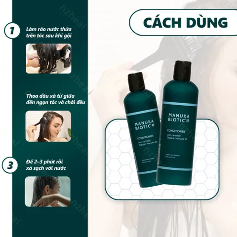 [Hỏa tốc] Dầu gội cho da đầu nhạy cảm Manuka Biotic Shampoo for Sensitive Scalp 300ml