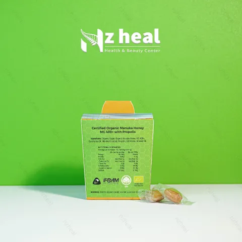 [Hỏa tốc] Kẹo mật ong Manuka Organic Manuka Honey Lozenges MG400+ (6 Viên/18 viên)