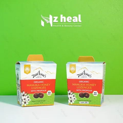[Hỏa tốc] Kẹo mật ong Manuka Organic Manuka Honey Lozenges MG400+ (6 Viên/18 viên)
