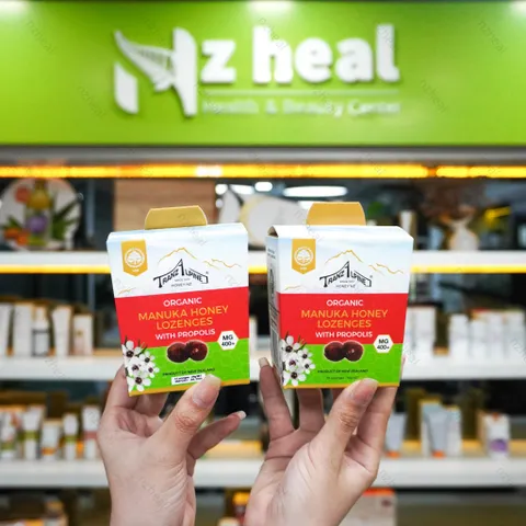 [Hỏa tốc] Kẹo mật ong Manuka Organic Manuka Honey Lozenges MG400+ (6 Viên/18 viên)