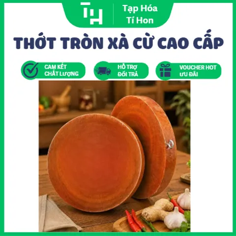 Thớt Tròn Xà Cừ CT Cao Cấp (TH698)