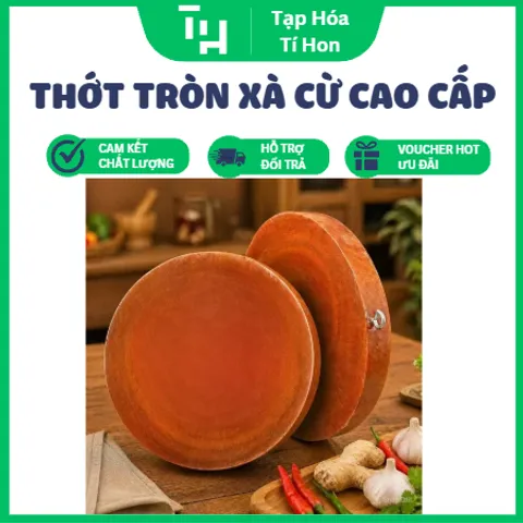 Thớt Tròn Xà Cừ CT Cao Cấp (TH698)