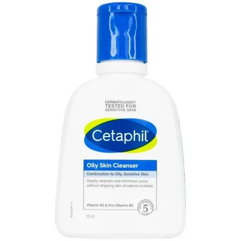 (CTy NK) Sữa rửa mặt Cetaphil Oily Skin Cleanser cho da dầu nhạy cảm (125ml) - Sản phẩm giúp cân bằng độ ẩm và giúp da mềm mại