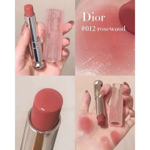 Son Dưỡng Môi D Addict Lip Glow Color Auth 012 Hồng đất , Mềm Mịn Dưỡng Môi Giúp Bạn Quyến Rũ, Tự Tin, Trẻ Trung