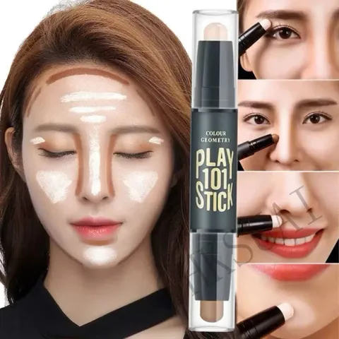 Sáp viền hai đầu: Phấn mũi, Highlight & che khuyết điểm cho trang điểm V-Face 3D 818876