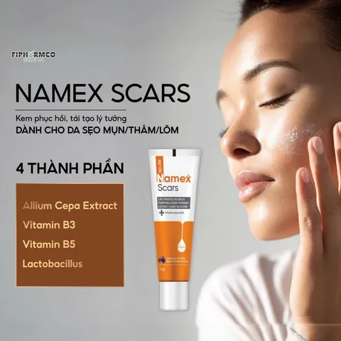 Gel Hỗ Trợ Giảm Sẹo Mờ Thâm Mụn Namex Scars 15g