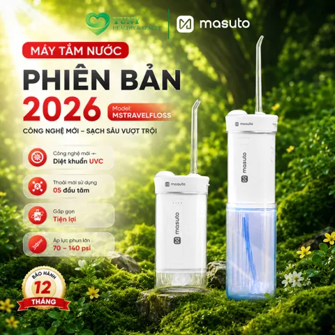 Máy tăm nước gấp gọn khử khuẩn UVC - MSUVFlosser