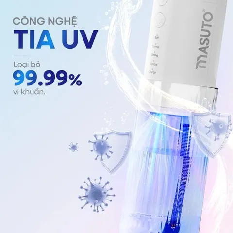 Máy tăm nước gấp gọn khử khuẩn UVC - MSUVFlosser