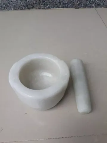 Bộ Cối Chày Nguyên Khối Đá Non Nước Đẹp Mắt (TH702)