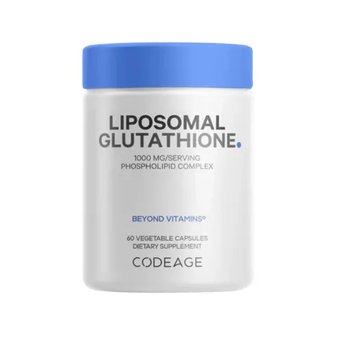 Viên uống sáng da Codeage Liposomal Glutathione 1000mg - Hỗ trợ mờ nám, tàn nhang, 60 viên nhập khẩu Mỹ