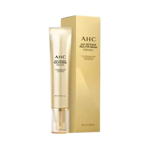 Kem Dưỡng Mắt Và Mặt AHC Age Defense 2-Trong-1 40ml - Dưỡng Ẩm, Làm Mờ Nếp Nhăn, Phù Hợp Mọi Làn Da