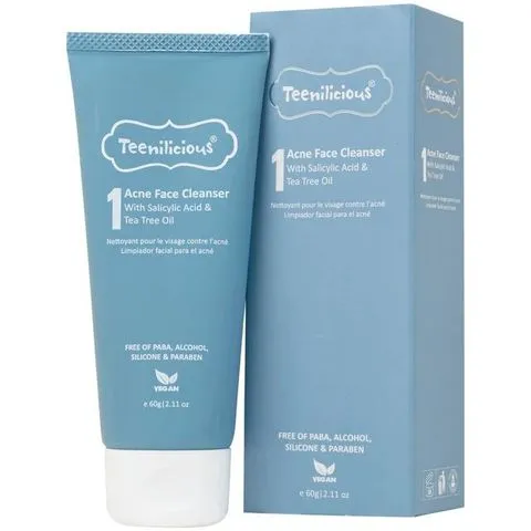 (CTy NK) Gel rửa mặt ngừa mụn, sạch bã nhờn Teenilicious 60g