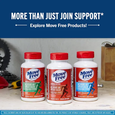 Move Free Advanced Joint Health - Viên uống hỗ trợ sức khỏe xương khớp sản xuất chính hãng Mỹ