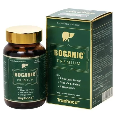 (CTy NK) Viên uống hỗ trợ bổ gan, giải độc gan, bảo vệ tế bào gan, tăng cường chức năng gan Boganic Premium Traphaco (60 viên)