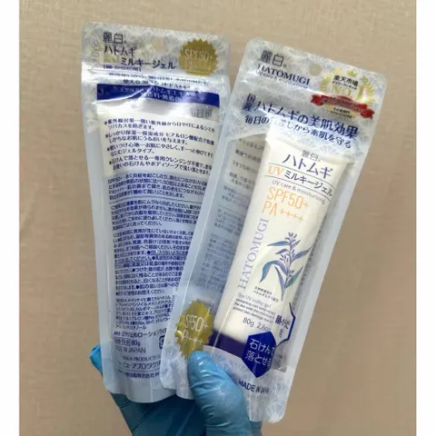[Ảnh thật] [ XẢ KHO ] Kem Chống Nắng  THE UV MILKY GEL Dưỡng Ẩm & Làm Sáng Da 80g Phù hợp với mọi loại da.