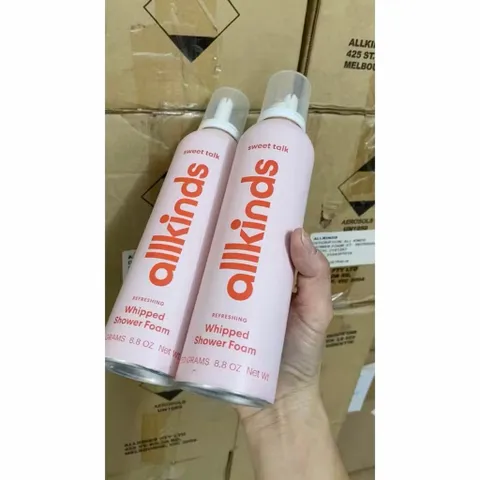 Sữa Tắm Tạo Bọt Hương Nước Hoa Ngọt Siêu Thơm, Mềm Mịn Da, Lưu Hương Lâu Allkinds Shower Foam Úc 250g 819088