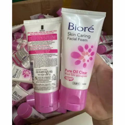 Sữa rửa mặt Biore hồng sạch nhờn 50GR - 100GR