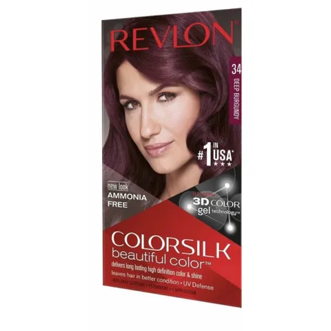 [ nhuộm bạc và thời trang ĐỎ TÍM ĐẬM ] Nhuộm tóc Revlon Colorsilk Deep Burgundy số 34