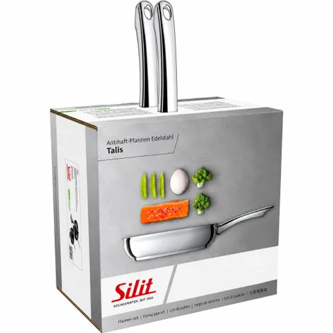 Bộ chảo Silit Talis 20-24cm CeraProtect chống dính kèm xẻng